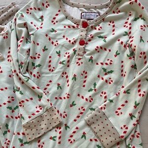 Sweet Honey 2pc Pajama Lounge Set Candy Canes Christmas Holidays